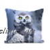 Owl In Woodland 100% Polyester Velour Cushion - Original Artwork     202402952436